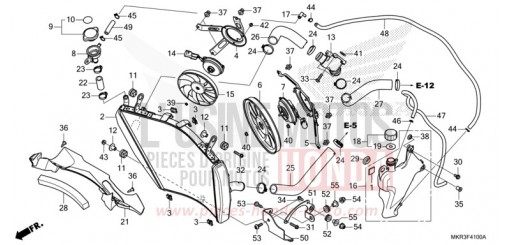 RADIATEUR CBR1000SPL de 2020